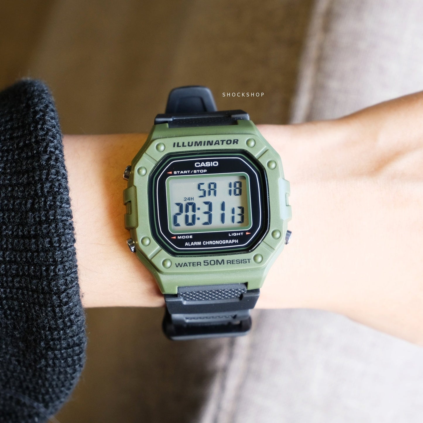 Reloj Casio W-218H-3AV Unisex - Digital