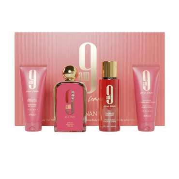 Afnan Estuche 9 Am Pour Femme edp 100ml + S/G 100ml +B/L 100ml + Colonia 150ml Mujer - Afnan - Default Title - Perfumisimo