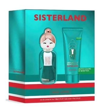 Benetton Estuche Sisterland Green Jasmine edt 80ml+75ml B/L Mujer