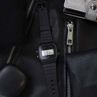 Reloj Casio Vintage Bio-Plastic F-91WB-1A Unisex - Digital