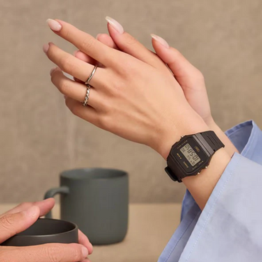 Reloj Casio Vintage Bio-Plastic F-91WB-8A Unisex - Digital