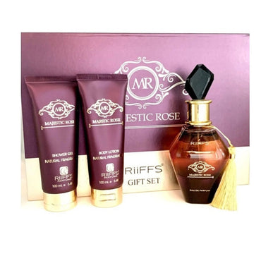 Riiffs Estuche Majestic Rose edp 100ml +S/G 100ml +B/L 100ml Mujer