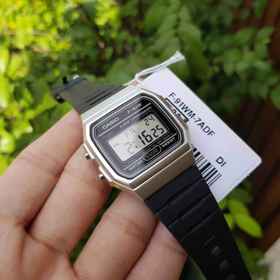 Reloj Casio Vintage F-91WM-7A Unisex - Digital