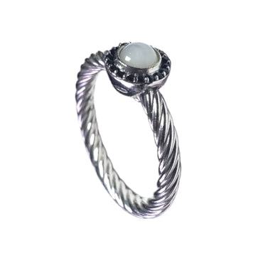 Anillo Perla y piedras negras Plata Italiana 925 - Metalli - 7 - Perfumisimo