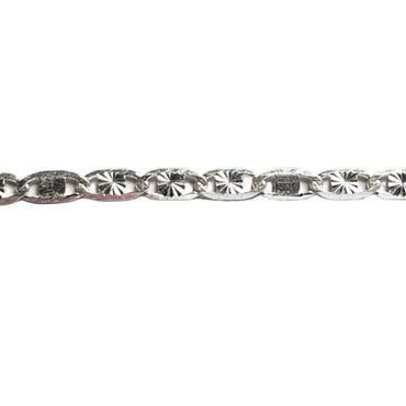 Cadena valentino diamantada 3 de 1 Plata Italiana 925 50cm - Metalli - Default Title - Perfumisimo