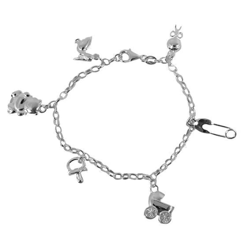 Pulsera para mamá 19cm Plata Italiana 925 - Metalli - Default Title - Perfumisimo