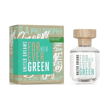 Benetton Forever Green United Dreams edt 80ml Mujer