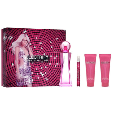 Paris Hilton Estuche Electrify edp 100ml+90ml B/L+90ml S/G Mujer - Paris Hilton - Default Title - Perfumisimo